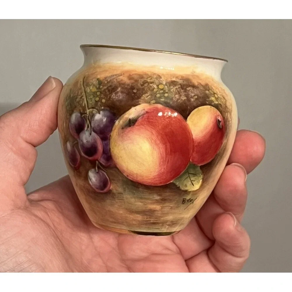 Royal Worcester Bone China Bryan Cox Handpainted Fruit Mini 3